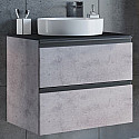 Тумба с раковиной Comforty Эдинбург 60-2 00-00005701 подвесная Бетон светлый Тумба с раковиной Comforty Эдинбург 60-2 00-00005701 подвесная Бетон светлый