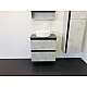 Купить Тумба с раковиной Comforty Эдинбург 60-2 00-00005701 подвесная Бетон светлый в магазине сантехники Santeh-Crystal.ru