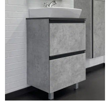 Тумба с раковиной Comforty Эдинбург 60Н 00-00004763 Бетон светлый