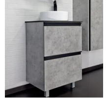 Тумба с раковиной Comforty Эдинбург 60Н 00-00004767 Бетон светлый