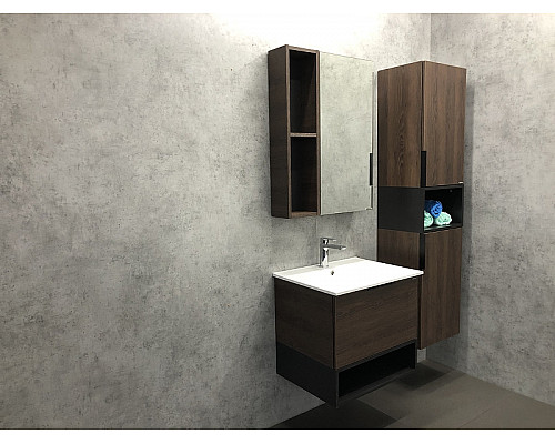 Santeh-Crystal.ru: Зеркало со шкафом Comforty Франкфурт 60 00004150528 Дуб шоколадно-коричневый Заказать Зеркало со шкафом Comforty Франкфурт 60 00004150528 Дуб шоколадно-коричневый в магазине сантехники Santeh-Crystal.ru