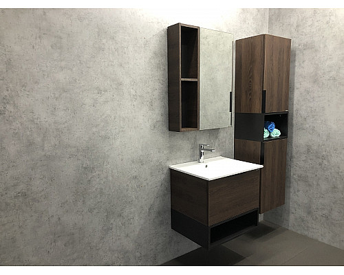 Santeh-Crystal.ru: Зеркало со шкафом Comforty Франкфурт 60 00004150528 Дуб шоколадно-коричневый Заказать Зеркало со шкафом Comforty Франкфурт 60 00004150528 Дуб шоколадно-коричневый в магазине сантехники Santeh-Crystal.ru