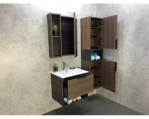 Santeh-Crystal.ru: Зеркало со шкафом Comforty Франкфурт 60 00004150528 Дуб шоколадно-коричневый Заказать Зеркало со шкафом Comforty Франкфурт 60 00004150528 Дуб шоколадно-коричневый в магазине сантехники Santeh-Crystal.ru