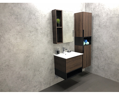 Santeh-Crystal.ru: Зеркало со шкафом Comforty Франкфурт 60 00004150528 Дуб шоколадно-коричневый Заказать Зеркало со шкафом Comforty Франкфурт 60 00004150528 Дуб шоколадно-коричневый в магазине сантехники Santeh-Crystal.ru