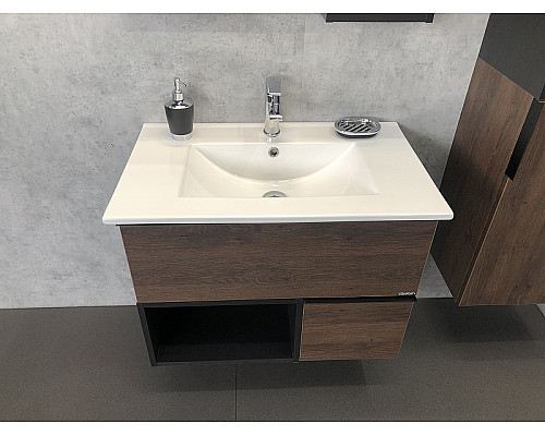 Santeh-Crystal.ru: Тумба с раковиной Comforty Франкфурт 75 00004150531 подвесная Дуб шоколадно-коричневый Приобрести Тумба с раковиной Comforty Франкфурт 75 00004150531 подвесная Дуб шоколадно-коричневый в магазине сантехники Santeh-Crystal.ru