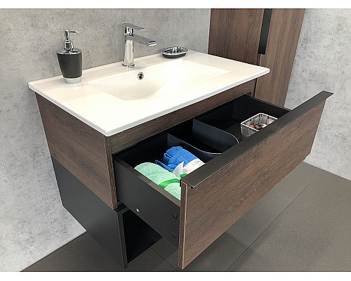 Santeh-Crystal.ru: Тумба с раковиной Comforty Франкфурт 75 00004150531 подвесная Дуб шоколадно-коричневый Приобрести Тумба с раковиной Comforty Франкфурт 75 00004150531 подвесная Дуб шоколадно-коричневый в магазине сантехники Santeh-Crystal.ru