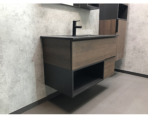 Santeh-Crystal.ru: Тумба с раковиной Comforty Франкфурт 90 00-00002048 подвесная Дуб шоколадно-коричневый Черная матовая Приобрести Тумба с раковиной Comforty Франкфурт 90 00-00002048 подвесная Дуб шоколадно-коричневый Черная матовая в магазине сантехники Santeh-Crystal.ru