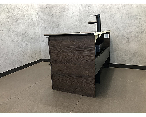 Santeh-Crystal.ru: Тумба с раковиной Comforty Франкфурт 90 00-00002048 подвесная Дуб шоколадно-коричневый Черная матовая Приобрести Тумба с раковиной Comforty Франкфурт 90 00-00002048 подвесная Дуб шоколадно-коричневый Черная матовая в магазине сантехники Santeh-Crystal.ru