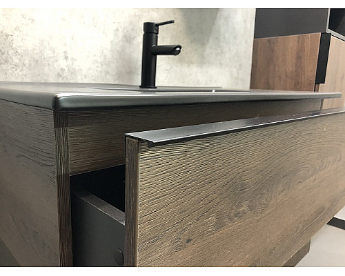 Santeh-Crystal.ru: Тумба с раковиной Comforty Франкфурт 90 00-00002048 подвесная Дуб шоколадно-коричневый Черная матовая Приобрести Тумба с раковиной Comforty Франкфурт 90 00-00002048 подвесная Дуб шоколадно-коричневый Черная матовая в магазине сантехники Santeh-Crystal.ru