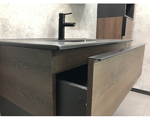 Santeh-Crystal.ru: Тумба с раковиной Comforty Франкфурт 90 00-00002048 подвесная Дуб шоколадно-коричневый Черная матовая Приобрести Тумба с раковиной Comforty Франкфурт 90 00-00002048 подвесная Дуб шоколадно-коричневый Черная матовая в магазине сантехники Santeh-Crystal.ru