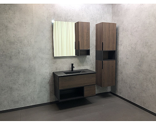 Santeh-Crystal.ru: Тумба с раковиной Comforty Франкфурт 90 00-00002048 подвесная Дуб шоколадно-коричневый Черная матовая Приобрести Тумба с раковиной Comforty Франкфурт 90 00-00002048 подвесная Дуб шоколадно-коричневый Черная матовая в магазине сантехники Santeh-Crystal.ru