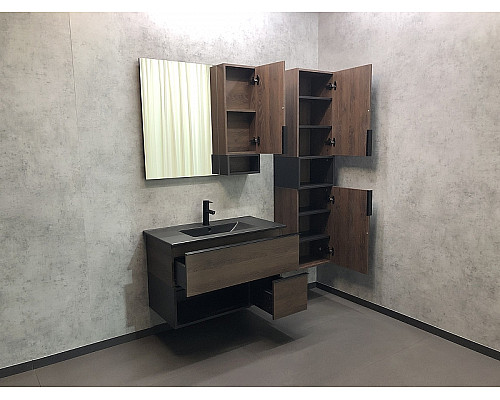 Santeh-Crystal.ru: Тумба с раковиной Comforty Франкфурт 90 00-00002048 подвесная Дуб шоколадно-коричневый Черная матовая Приобрести Тумба с раковиной Comforty Франкфурт 90 00-00002048 подвесная Дуб шоколадно-коричневый Черная матовая в магазине сантехники Santeh-Crystal.ru