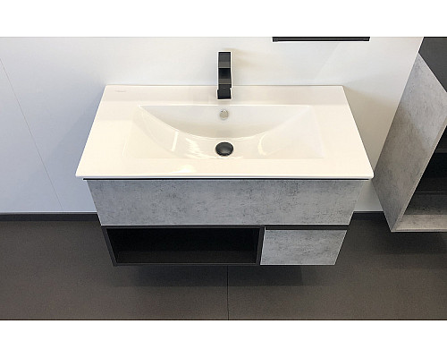Santeh-Crystal.ru: Тумба с раковиной Comforty Франкфурт 90 00-00007342 подвесная Бетон светлый Купить Тумба с раковиной Comforty Франкфурт 90 00-00007342 подвесная Бетон светлый в магазине сантехники Santeh-Crystal.ru