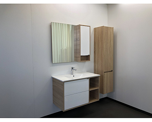 Santeh-Crystal.ru: Зеркало со шкафом Comforty Гамбург 90 00004142227 Дуб сонома Купить Зеркало со шкафом Comforty Гамбург 90 00004142227 Дуб сонома в магазине сантехники Santeh-Crystal.ru