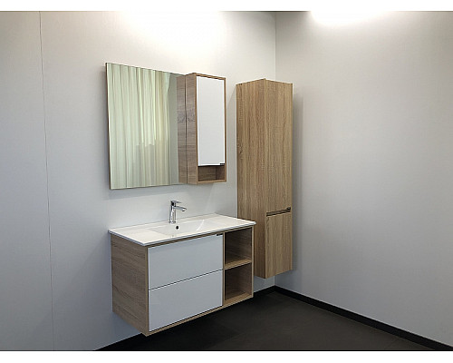 Santeh-Crystal.ru: Зеркало со шкафом Comforty Гамбург 90 00004142227 Дуб сонома Купить Зеркало со шкафом Comforty Гамбург 90 00004142227 Дуб сонома в магазине сантехники Santeh-Crystal.ru
