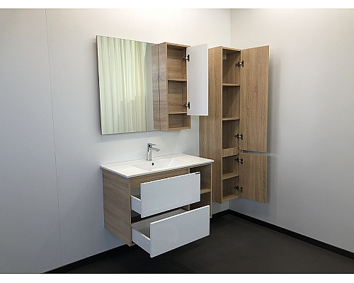 Santeh-Crystal.ru: Зеркало со шкафом Comforty Гамбург 90 00004142227 Дуб сонома Купить Зеркало со шкафом Comforty Гамбург 90 00004142227 Дуб сонома в магазине сантехники Santeh-Crystal.ru