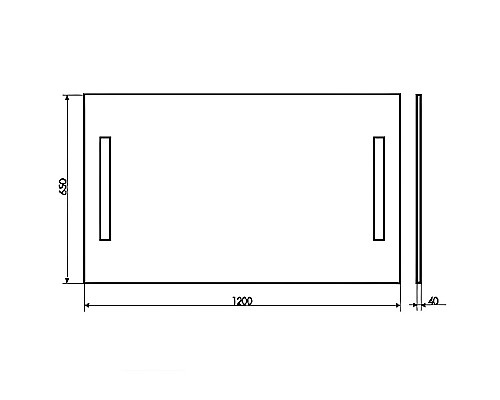 Заказать Зеркало Comforty Жасмин 120 00-00013783 с подсветкой с бесконтактным выключателем в магазине сантехники Santeh-Crystal.ru