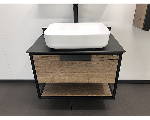 Santeh-Crystal.ru: Тумба с раковиной Comforty Кельн 75 00004149065 подвесная Дуб темный Купить Тумба с раковиной Comforty Кельн 75 00004149065 подвесная Дуб темный в магазине сантехники Santeh-Crystal.ru