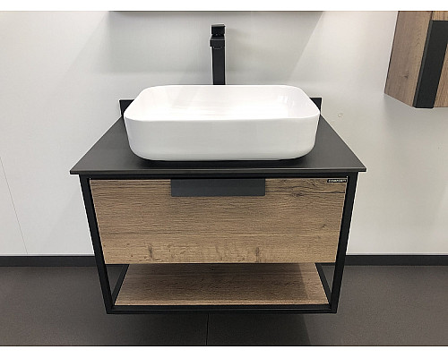 Santeh-Crystal.ru: Тумба с раковиной Comforty Кельн 75 00004149065 подвесная Дуб темный Купить Тумба с раковиной Comforty Кельн 75 00004149065 подвесная Дуб темный в магазине сантехники Santeh-Crystal.ru