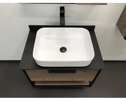 Santeh-Crystal.ru: Тумба с раковиной Comforty Кельн 75 00004149065 подвесная Дуб темный Купить Тумба с раковиной Comforty Кельн 75 00004149065 подвесная Дуб темный в магазине сантехники Santeh-Crystal.ru