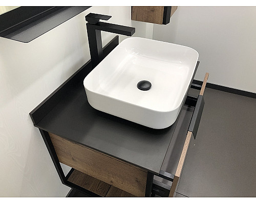 Santeh-Crystal.ru: Тумба с раковиной Comforty Кельн 75 00004149065 подвесная Дуб темный Купить Тумба с раковиной Comforty Кельн 75 00004149065 подвесная Дуб темный в магазине сантехники Santeh-Crystal.ru