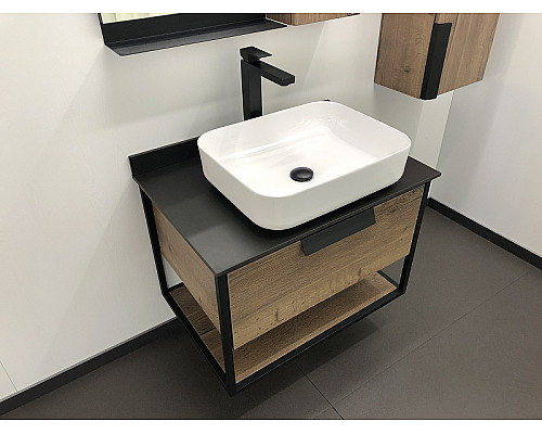 Santeh-Crystal.ru: Тумба с раковиной Comforty Кельн 75 00004149065 подвесная Дуб темный Купить Тумба с раковиной Comforty Кельн 75 00004149065 подвесная Дуб темный в магазине сантехники Santeh-Crystal.ru