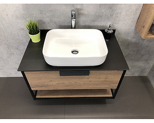Santeh-Crystal.ru: Тумба с раковиной Comforty Кельн 90 00004149965 подвесная Дуб темный Приобрести Тумба с раковиной Comforty Кельн 90 00004149965 подвесная Дуб темный в магазине сантехники Santeh-Crystal.ru