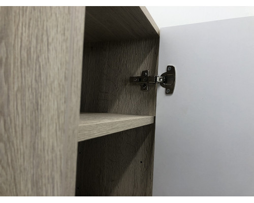 Приобрести Шкаф пенал Comforty Клеон 40 00-00003947 Белый Дуб дымчатый в магазине сантехники Santeh-Crystal.ru