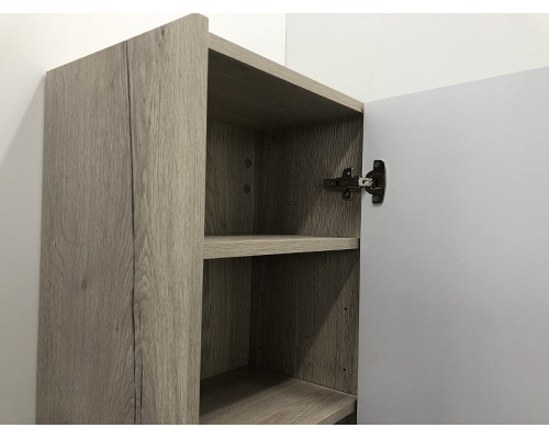 Приобрести Шкаф пенал Comforty Клеон 40 00-00003947 Белый Дуб дымчатый в магазине сантехники Santeh-Crystal.ru