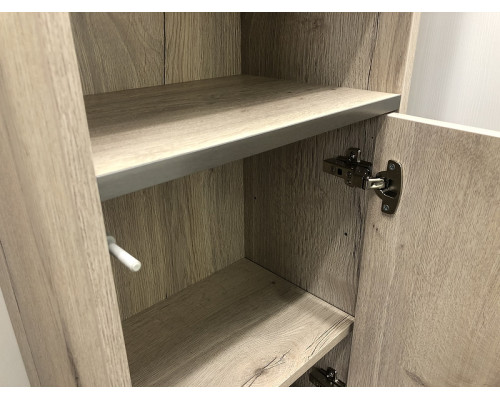 Приобрести Шкаф пенал Comforty Клеон 40 00-00003947 Белый Дуб дымчатый в магазине сантехники Santeh-Crystal.ru