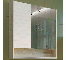 Зеркальный шкаф Comforty Клеон 75 00-00004755 Белый Дуб крафт