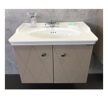 Тумба с раковиной Comforty Кремона 80 00-00001040 подвесная Латте