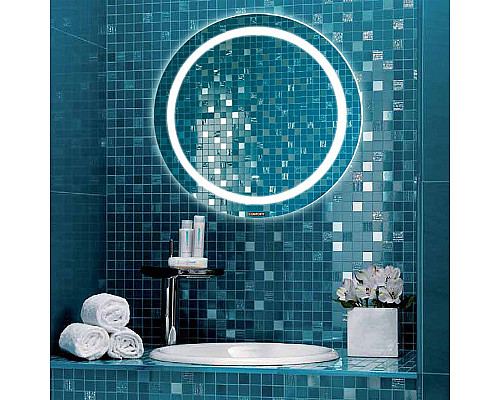 Заказать Зеркало Comforty Круг 60 00-00005261 с подсветкой с сенсорным выключателем в магазине сантехники Santeh-Crystal.ru