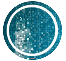 Зеркало Comforty Круг 75 00004140525 с подсветкой и сенсорным выключателем