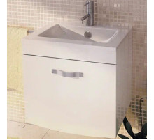 Тумба с раковиной Comforty Лаура 60 00003129351 подвесная Белая