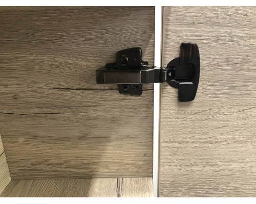 Заказать Шкаф пенал Comforty Мальме 35 00-00000825 подвесной Дуб дымчатый в магазине сантехники Santeh-Crystal.ru