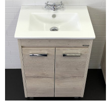 Тумба с раковиной Comforty Марио 60 00-00005206 Дуб дымчатый