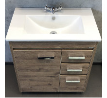 Тумба с раковинами Comforty Марио 75 00-00004157 Дуб темный