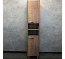 Шкаф пенал Comforty Марио 40 00-00004160 Дуб темный