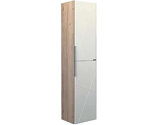 Приобрести Шкаф пенал Comforty Мерано 35 00-00008479 подвесной Дуб дымчатый в магазине сантехники Santeh-Crystal.ru