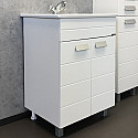 Тумба с раковиной Comforty Модена М-60 00-00001642 Белая матовая Тумба с раковиной Comforty Модена М-60 00-00001642 Белая матовая