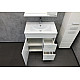 Приобрести Тумба с раковиной Comforty Модена М-75 00-00001643 Белая матовая в магазине сантехники Santeh-Crystal.ru