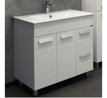 Тумба с раковиной Comforty Модена М-90 00-00001644 Белая матовая