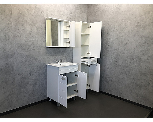 Santeh-Crystal.ru: Зеркало со шкафом Comforty Модена М-60 00-00001639 Белое матовое Приобрести Зеркало со шкафом Comforty Модена М-60 00-00001639 Белое матовое в магазине сантехники Santeh-Crystal.ru