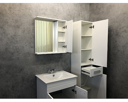 Santeh-Crystal.ru: Зеркало со шкафом Comforty Модена М-60 00-00001639 Белое матовое Приобрести Зеркало со шкафом Comforty Модена М-60 00-00001639 Белое матовое в магазине сантехники Santeh-Crystal.ru