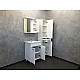 Купить Шкаф пенал Comforty Модена М 35 00-00001645 Белый матовый в магазине сантехники Santeh-Crystal.ru
