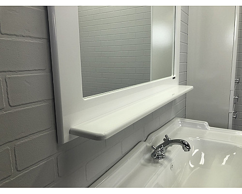 Приобрести Зеркало Comforty Монако 100 00004136986 Белое в магазине сантехники Santeh-Crystal.ru