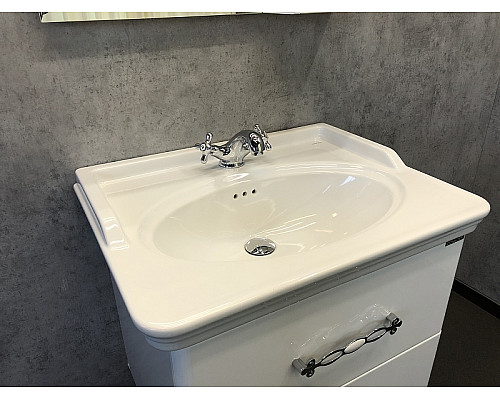 Santeh-Crystal.ru: Тумба с раковиной Comforty Неаполь 65 00004148729 подвесная Белый глянец Купить Тумба с раковиной Comforty Неаполь 65 00004148729 подвесная Белый глянец в магазине сантехники Santeh-Crystal.ru