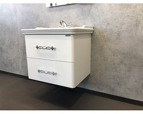Santeh-Crystal.ru: Тумба с раковиной Comforty Неаполь 65 00004148729 подвесная Белый глянец Купить Тумба с раковиной Comforty Неаполь 65 00004148729 подвесная Белый глянец в магазине сантехники Santeh-Crystal.ru