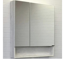 Зеркальный шкаф Comforty Никосия 70 00-00006163 Дуб белый